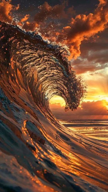 Ocean Waves By censoredartist iPhone Wallpaper HD