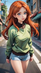 Redhead Girl Anime iPhone Wallpaper HD