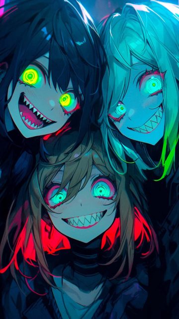 Scary Girls iPhone Wallpaper HD