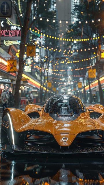 Street Race Car By the imagine effect iPhone Wallpaper HD