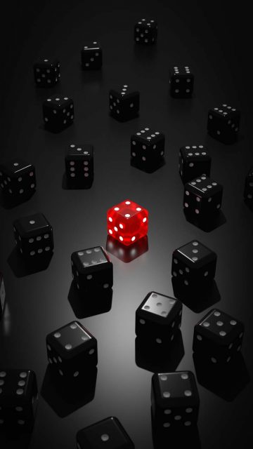 The Red Dice iPhone Wallpaper HD