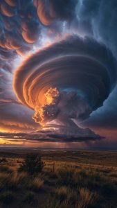 Tornado Clouds By censoredartist iPhone Wallpaper HD