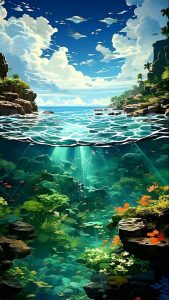 Underwater Ecosystem iPhone Wallpaper HD