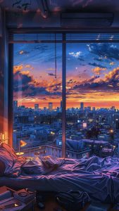 Window Bed Aesthetic Views By wonderinbrush iPhone Wallpaper HD