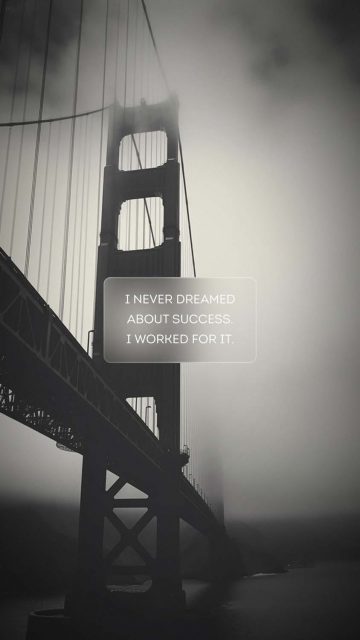 Work for Success iPhone Wallpaper HD