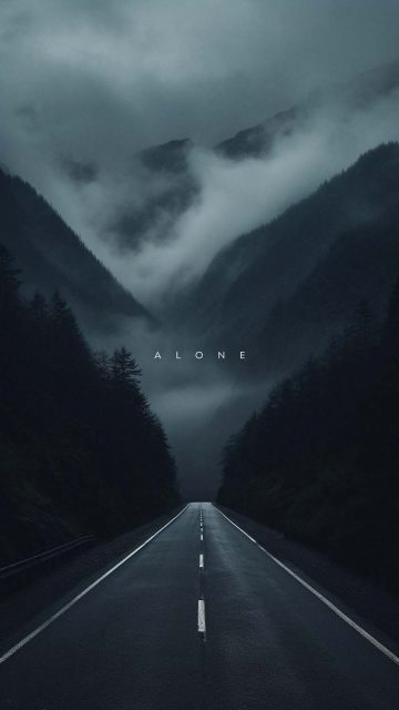 ALONE Road iPhone Wallpaper HD