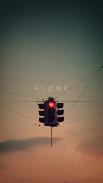 Alone in Love iPhone Wallpaper HD