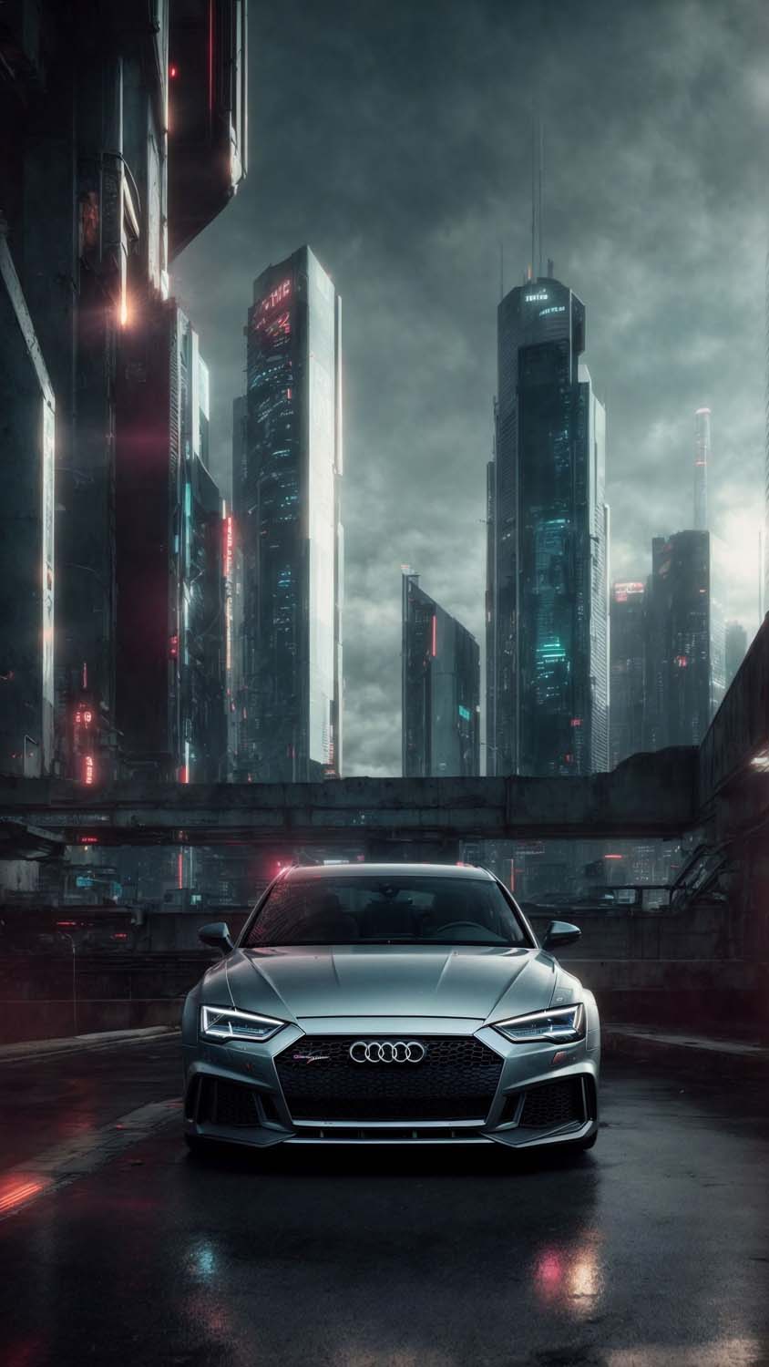 Audi Cyberpunk iPhone Wallpaper HD