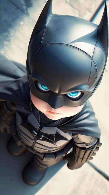 Baby Batman By eroz ai iPhone Wallpaper HD