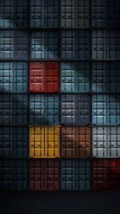 Containers Background iPhone Wallpaper HD