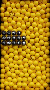 Dont Worry Smile iPhone Wallpaper HD