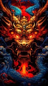 Dragon God iPhone Wallpaper HD