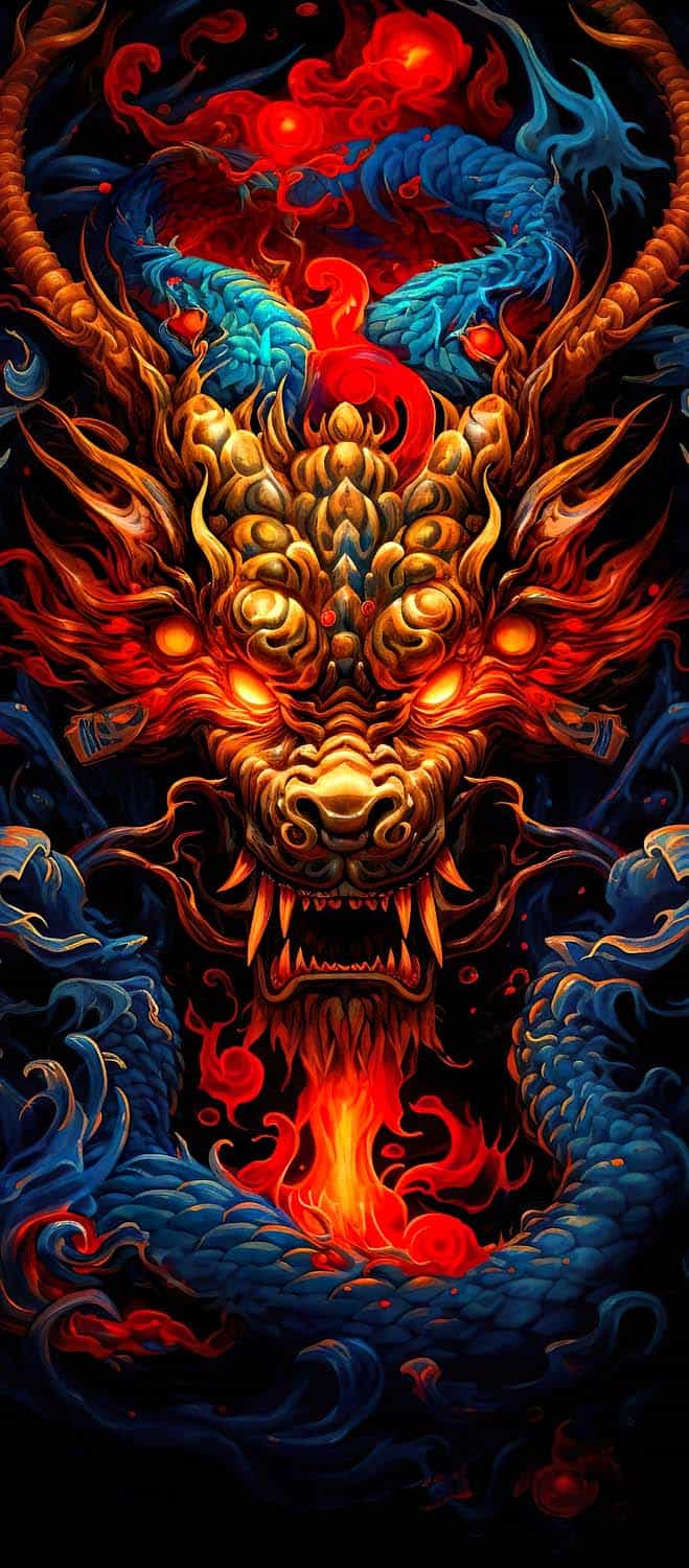 Dragon God iPhone Wallpaper HD