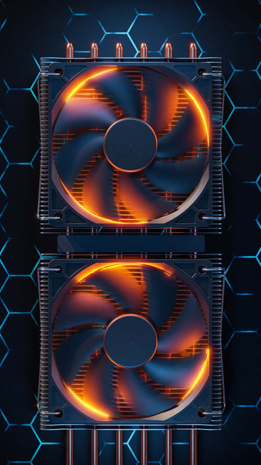 GPU Fan iPhone Wallpaper HD