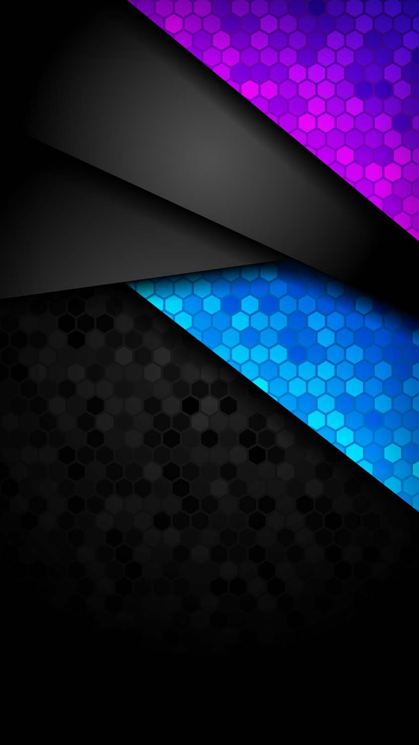 Hexagon 3D Abstract iPhone Wallpaper HD