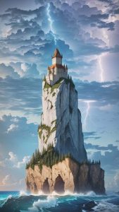 Sea Castle iPhone Wallpaper HD