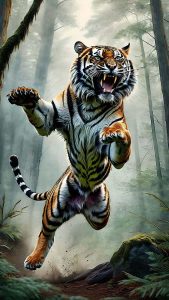 Tiger King of Jungle iPhone Wallpaper HD