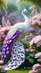 White Peacock iPhone Wallpaper HD