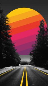 Adventure Road iPhone Wallpaper