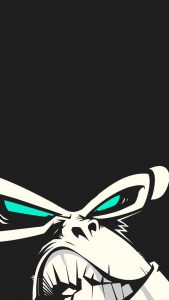Angry Gorilla iPhone Wallpaper