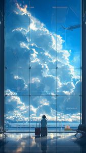 Waiting for Flight By lofiartloft