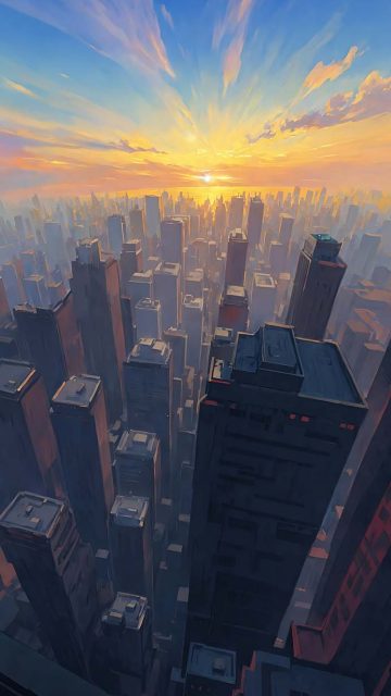 City Horizon iPhone Wallpaper HD