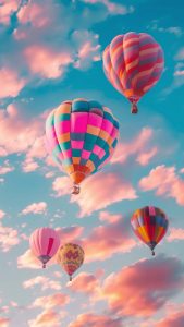 Colorful Hot Air Balloons
