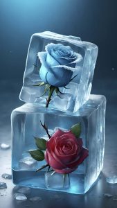 Frozen Rose