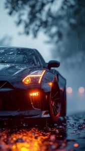 GTR Neon iPhone Wallpaper HD