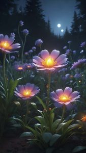 Glowing Flowers