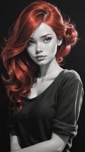 Red Head Girl Portrait