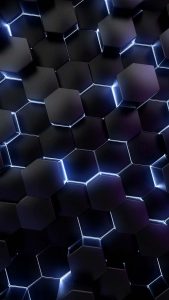 3D Hexagon Neon