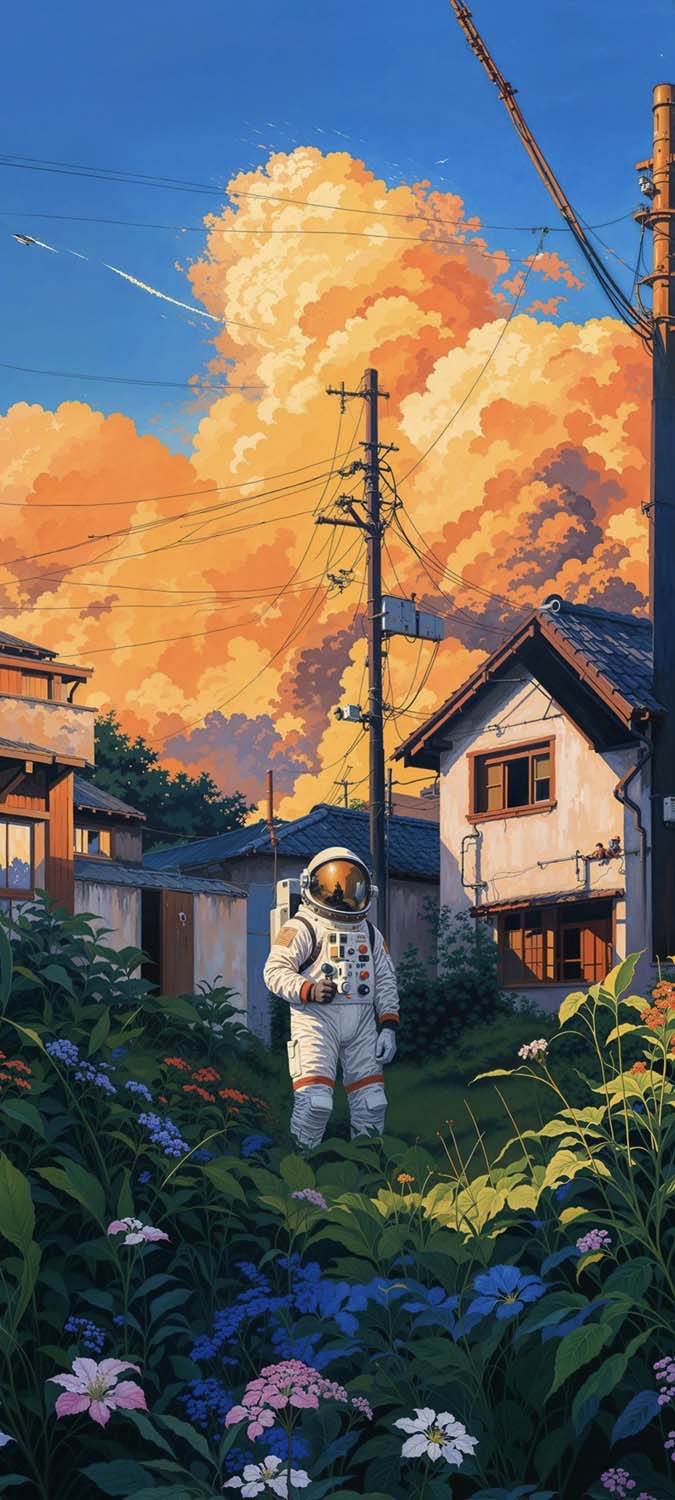 Astronaut in Nature