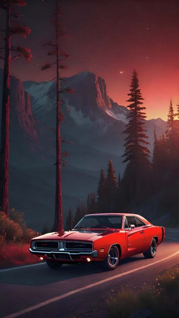 Dodge Charger 1969 Sunset Drive