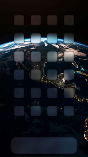 Earth iOS App Dock Wallpaper