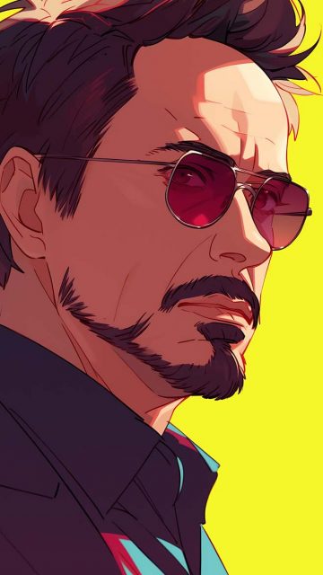 Tony Stark Anime Portrait