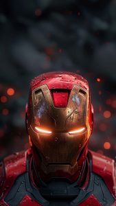 iron man red and gold avenger