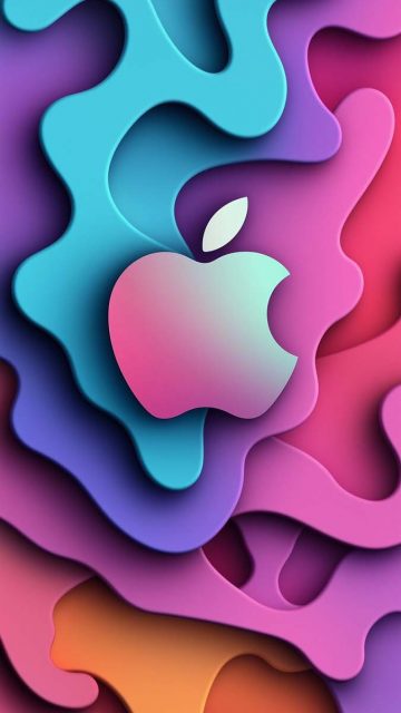 Apple Logo 3D Wallpaper