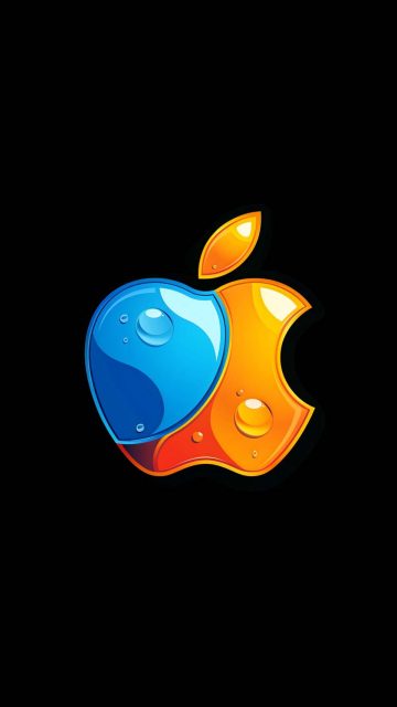 Apple Logo Abstract