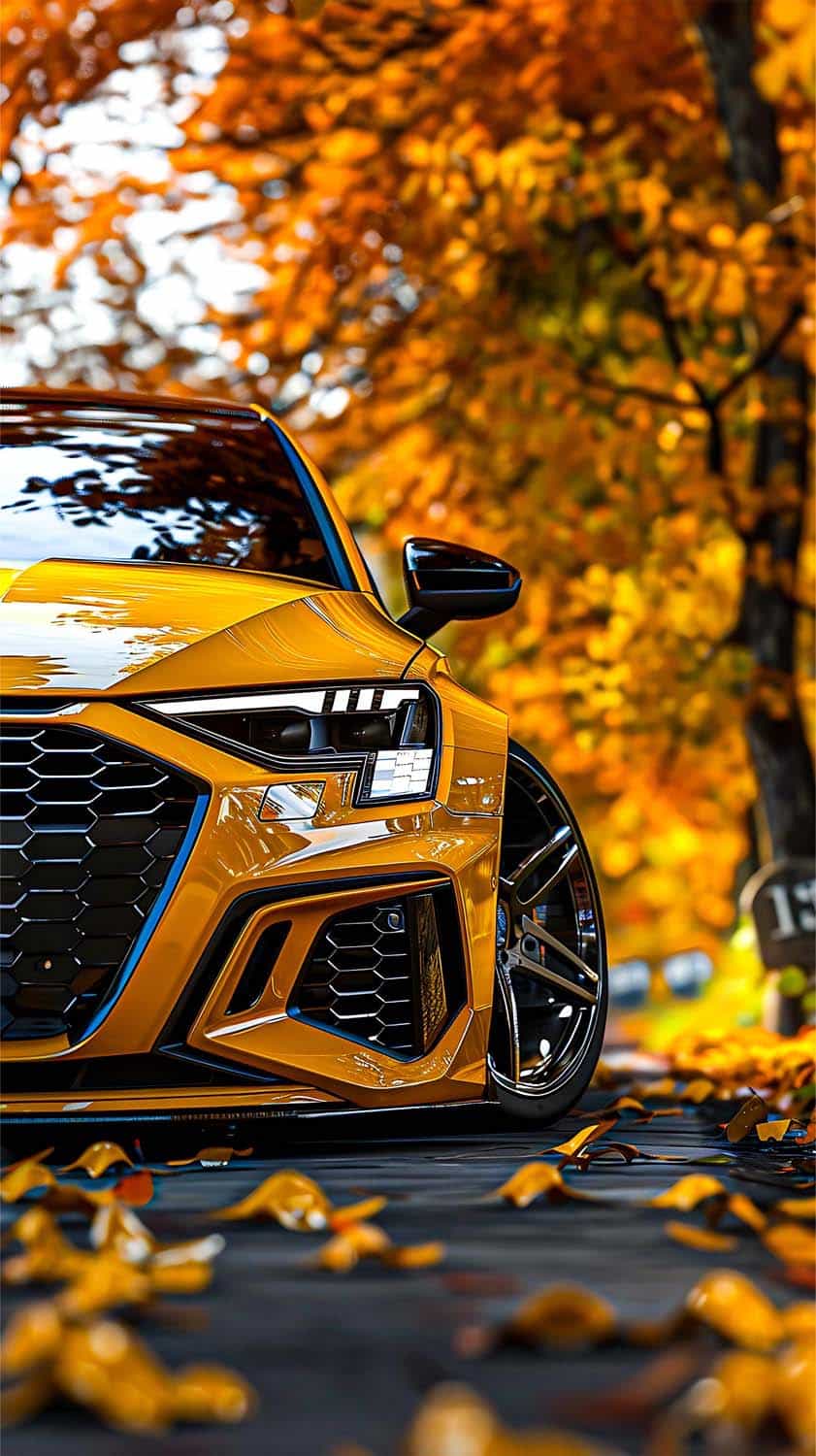 Autumn Audi Wallpaper