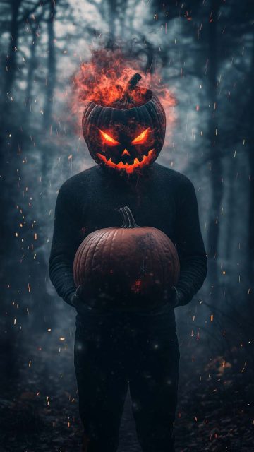 Hallowen Pumpkin Monster Wallpaper