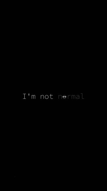 I am Not Normal