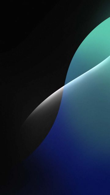 iOS 18 Abstract Black Wallpaper