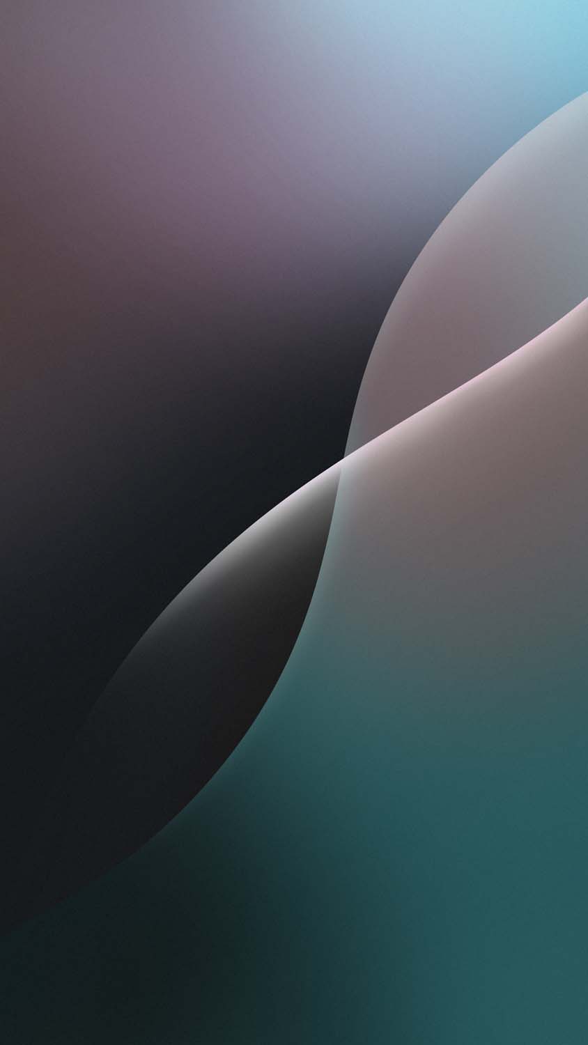 iOS 18 Blue Abstract Wallpaper