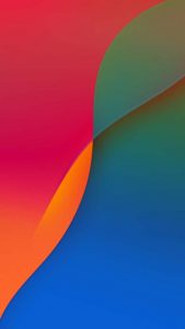 iOS 18 Colorful Abstract Wallpaper