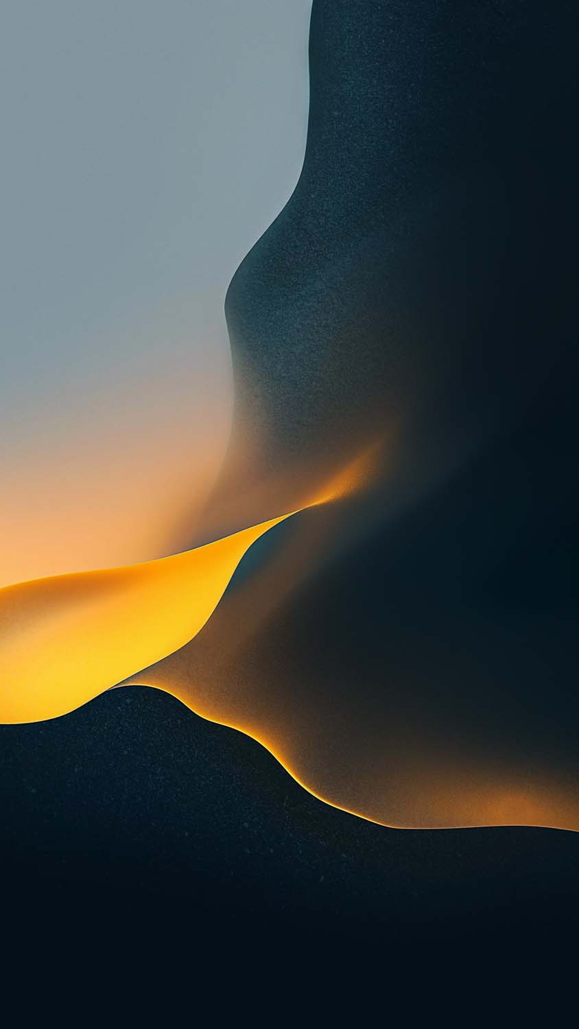 iOS 18 iPhone 16 Pro Abstract Waves Wallpaper