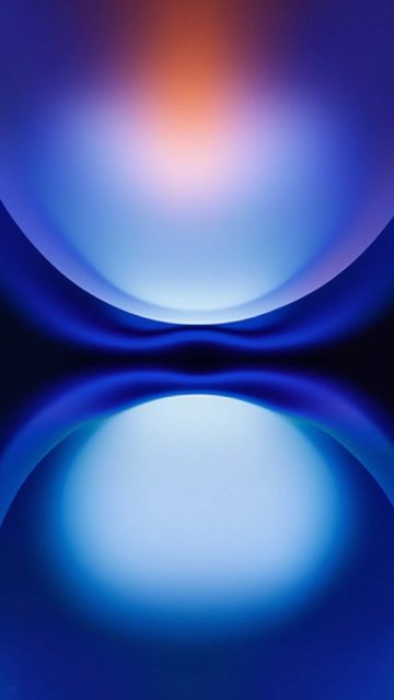 iPhone 16 Abstract Blue Wallpaper