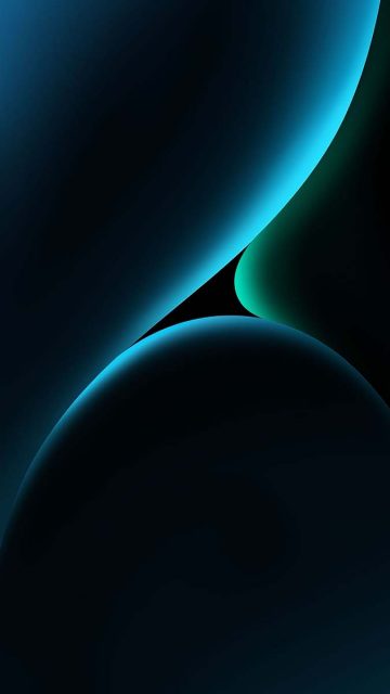 iPhone 16 Pro Max Abstract Gradient Bubbles Wallpaper