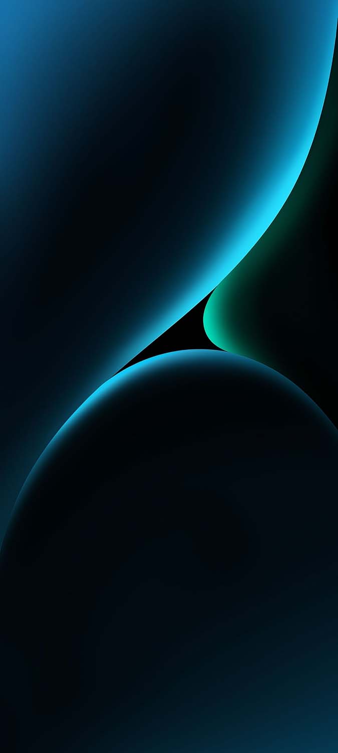 iPhone 16 Pro Max Abstract Gradient Bubbles Wallpaper