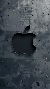 iPhone 16 Pro Max Apple Logo Drops Wallpaper